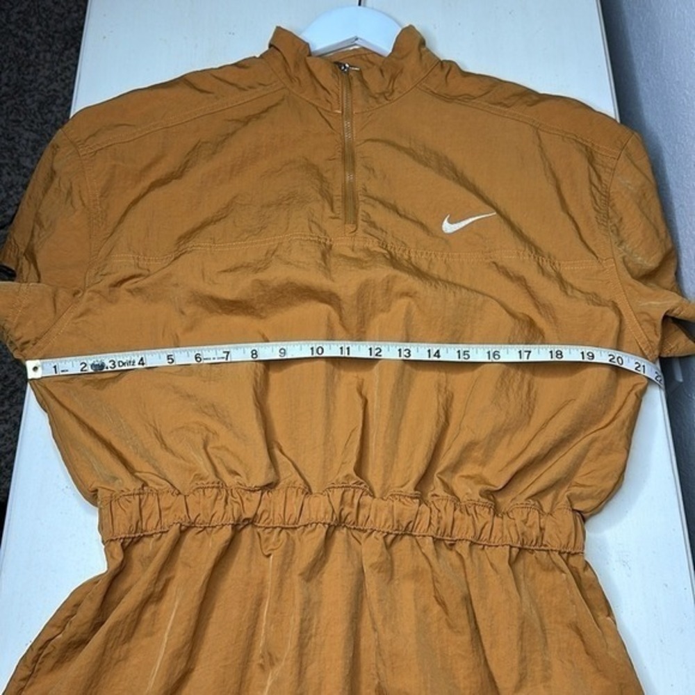 NIKE Women's Desert Ochre Sportswear Swoosh Woven Dress Size Large - Picture 14 of 16